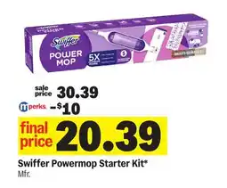 Meijer Swiffer Powermop Starter Kit offer