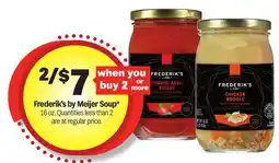 Meijer Frederik's by Meijer Soup offer