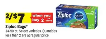 Meijer Ziploc Bags offer