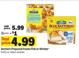 Meijer Gorton's Prepared Frozen Fish or Shrimp offer