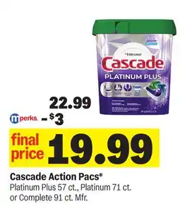 Meijer Cascade Action Pacs offer