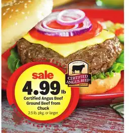 Meijer Certified Angus Beef Ground Beef from Chuck offer