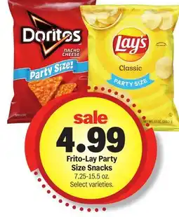 Meijer Frito-Lay Party Size Snacks offer