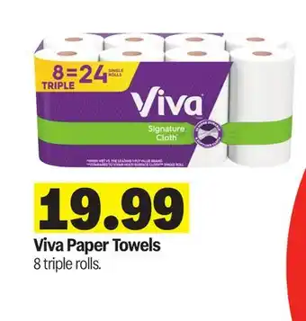 Meijer Viva Paper Towels offer