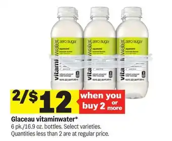 Meijer Glaceau vitaminwater offer