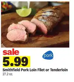 Meijer Smithfield Pork Loin Filet or Tenderloin offer