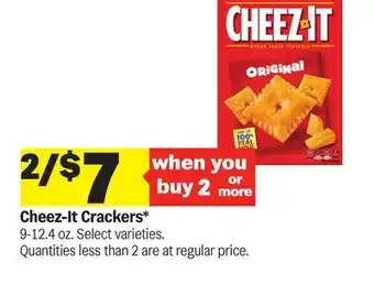 Meijer Cheez-It Crackers offer