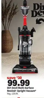 Meijer Dirt Devil Multi-Surface Rewind + Upright Vacuum offer