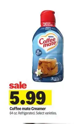 Meijer Coffee mate Creamer offer