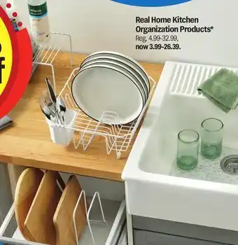 Meijer Real Home Kitchen Organization Products offer