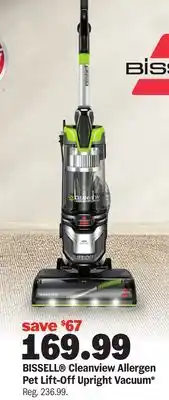 Meijer BISSELL Cleanview Allergen Pet Lift-Off Upright Vacuum offer