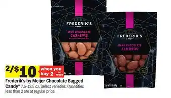 Meijer Frederik's by Meijer Chocolate Bagged Candy offer