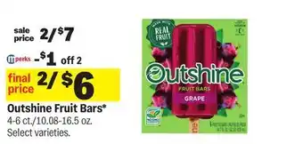 Meijer Outshine Fruit Bars offer