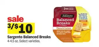 Meijer Sargento Balanced Breaks offer