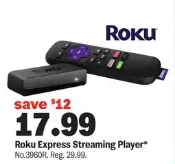 Meijer Roku Express Streaming Player offer