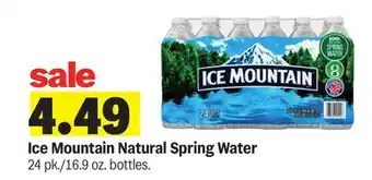 Meijer Ice Mountain Natural Spring Water offer