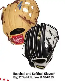 Meijer Baseball and Softball Gloves offer