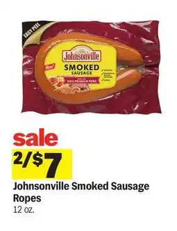 Meijer Johnsonville Smoked Sausage Ropes offer