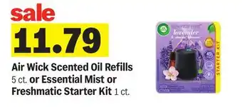 Meijer Air Wick Scented Oil Refills 5 ct. or Essential Mist or Freshmatic Starter Kit 1 ct offer