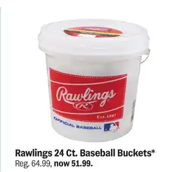 Meijer Rawlings 24 Ct. Baseball Buckets offer