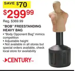 Dunham's Sports CENTURY BOB FREESTANDING HEAVY BAG offer