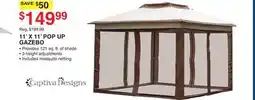 Dunham's Sports 11' X 11' POP UP GAZEBO offer