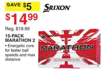 Dunham's Sports SRIXON 15-PACK MARATHON 2 offer