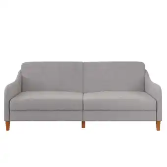 Walmart DHP Jasper Coil Futon, Light Gray Linen offer