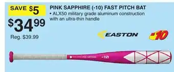 Dunham's Sports PINK SAPPHIRE (- 10) FAST PITCH BAT offer