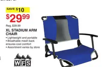 Dunham's Sports XL STADIUM ARM CHAIR offer