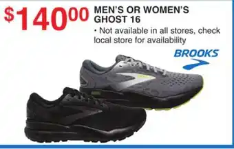 Dunham's Sports BROOKS MEN'S OR WOMEN'S GHOST offer