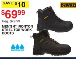 Dunham's Sports MEN'S 6 IRONTON STEEL TOE WORK BOOTS offer