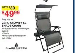 Dunham's Sports ZERO GRAVITY XL SHADE CHAIR offer