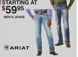 Dunham's Sports ARIAT MEN'S JEANS offer