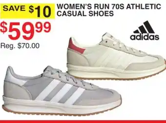 Dunham's Sports ADIDAS WOMEN'S RUN 70S ATHLETIC CASUAL SHOES offer