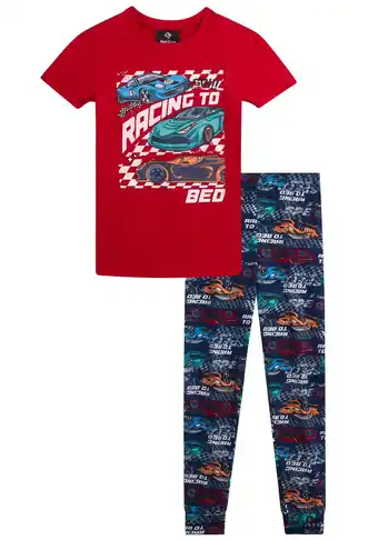 Walmart Quad Seven Boys' Pajama Set - 2 Piece Soft Stretch Hacci Pajama Top and Pants Set for Boys (4-12) offer