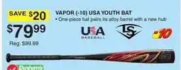 Dunham's Sports VAPOR (-10) USA YOUTH BAT offer