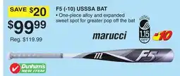 Dunham's Sports MARUCCI F5 (-10) USSSA BAT offer