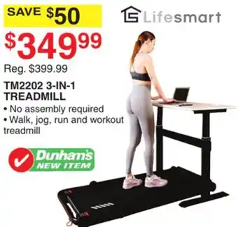 Dunham's Sports TM2202 3-IN-1 TREADMILL offer