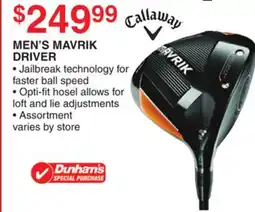 Dunham's Sports MEN'S MAVRIK DRIVER offer