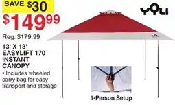 Dunham's Sports 13' X 13' EASYLIFT 170 INSTANT CANOPY offer