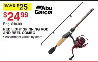 Dunham's Sports RED LIGHT SPINNING ROD AND REEL COMBO offer