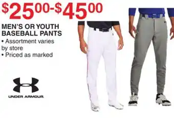 Dunham's Sports MEN'S OR YOUTH BASEBALL PANTS offer