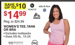 Dunham's Sports WOMEN'S TEE, TANK OR BRA offer