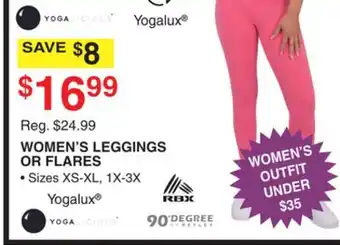 Dunham's Sports WOMEN'S LEGGINGS OR FLARES offer