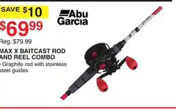 Dunham's Sports MAX X BAITCAST ROD AND REEL COMBO offer