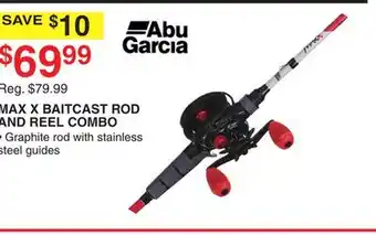 Dunham's Sports MAX X BAITCAST ROD AND REEL COMBO offer