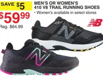 Dunham's Sports MEN'S OR WOMEN'S 410 V8 TRAIL RUNNING SHOES offer