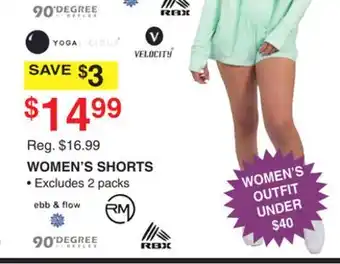 Dunham's Sports WOMEN'S SHORTS offer