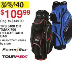 Dunham's Sports TPS 5400 OR TMAX 700 DELUXE CART BAG offer